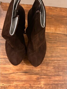 Giuseppe Zanotti Dark Brown Suede Ankle Booties